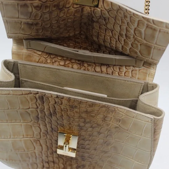 CHLOÉ Drew embossed crossbody bag - Picture 16 of 17